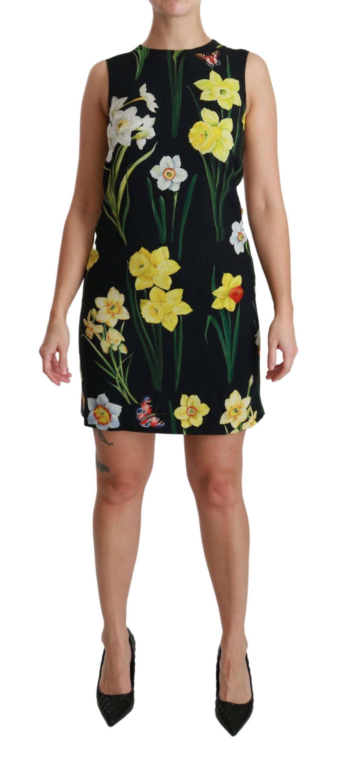 Dolce & Gabbana Floral Sheath Mini Dress - Elegance Redefined