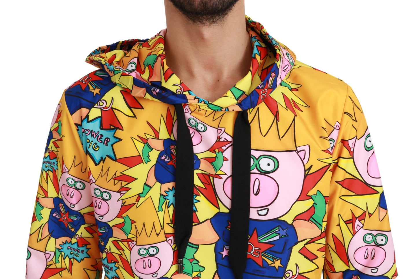 Dolce &amp; Gabbana Kapuzenpullover „Gelber Schwein des Jahres“.