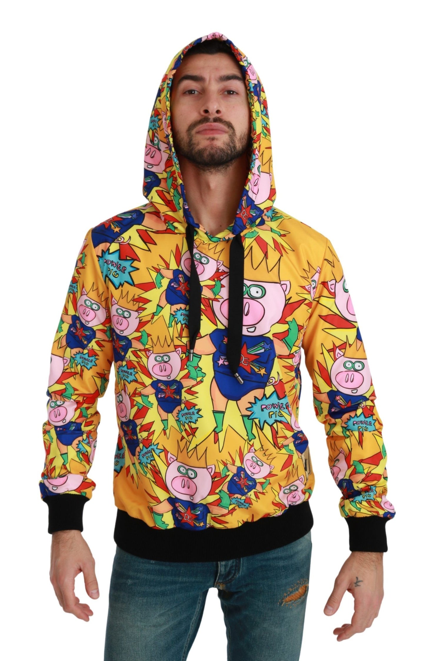 Dolce &amp; Gabbana Kapuzenpullover „Gelber Schwein des Jahres“.