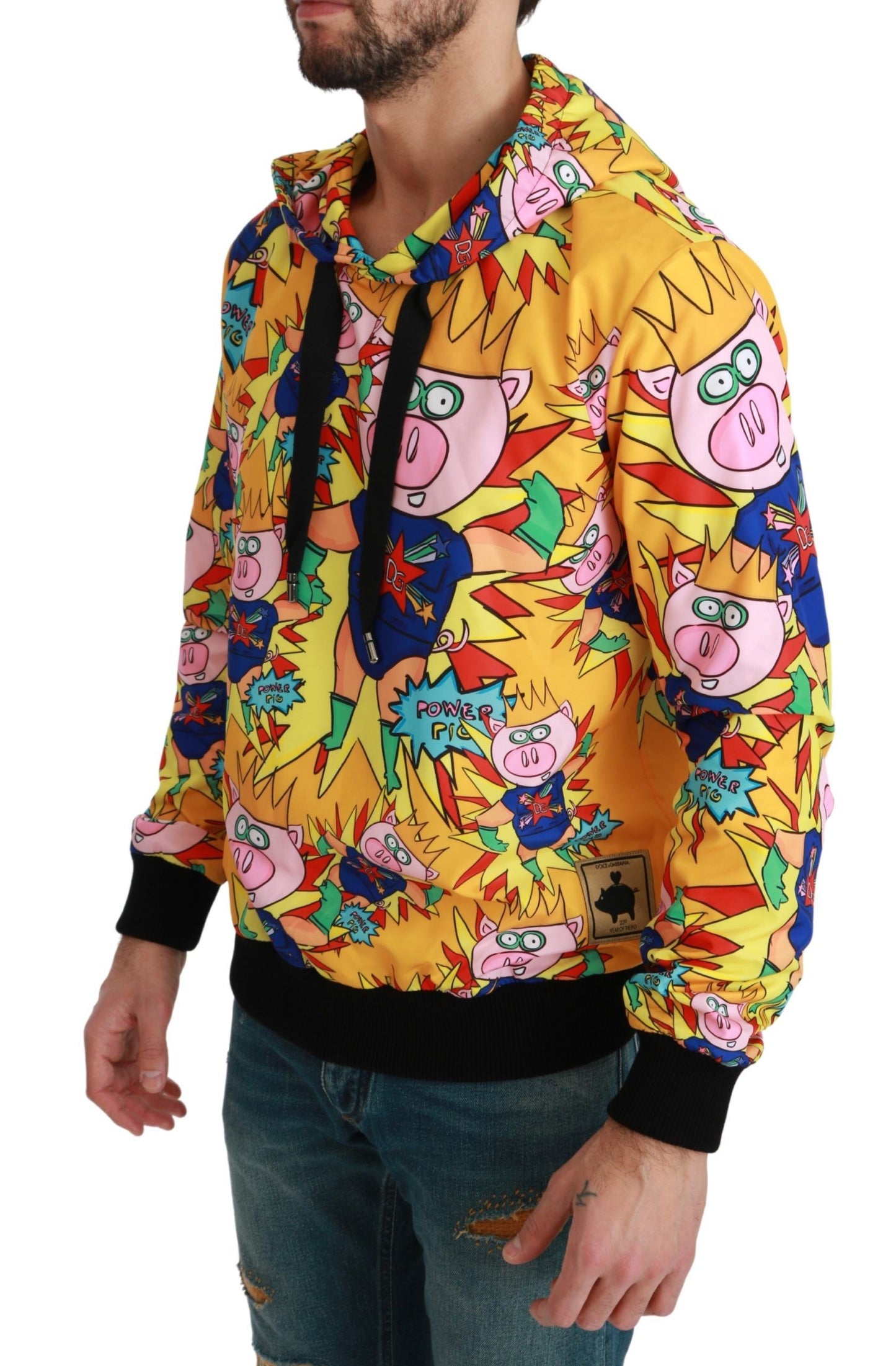 Dolce &amp; Gabbana Kapuzenpullover „Gelber Schwein des Jahres“.