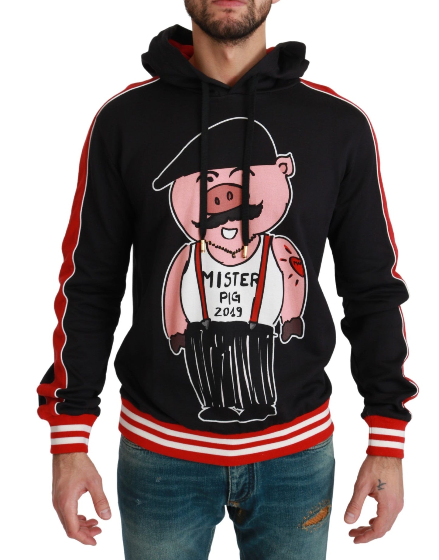 Dolce &amp; Gabbana Kapuzenpullover „Schwarzes Schwein des Jahres“.