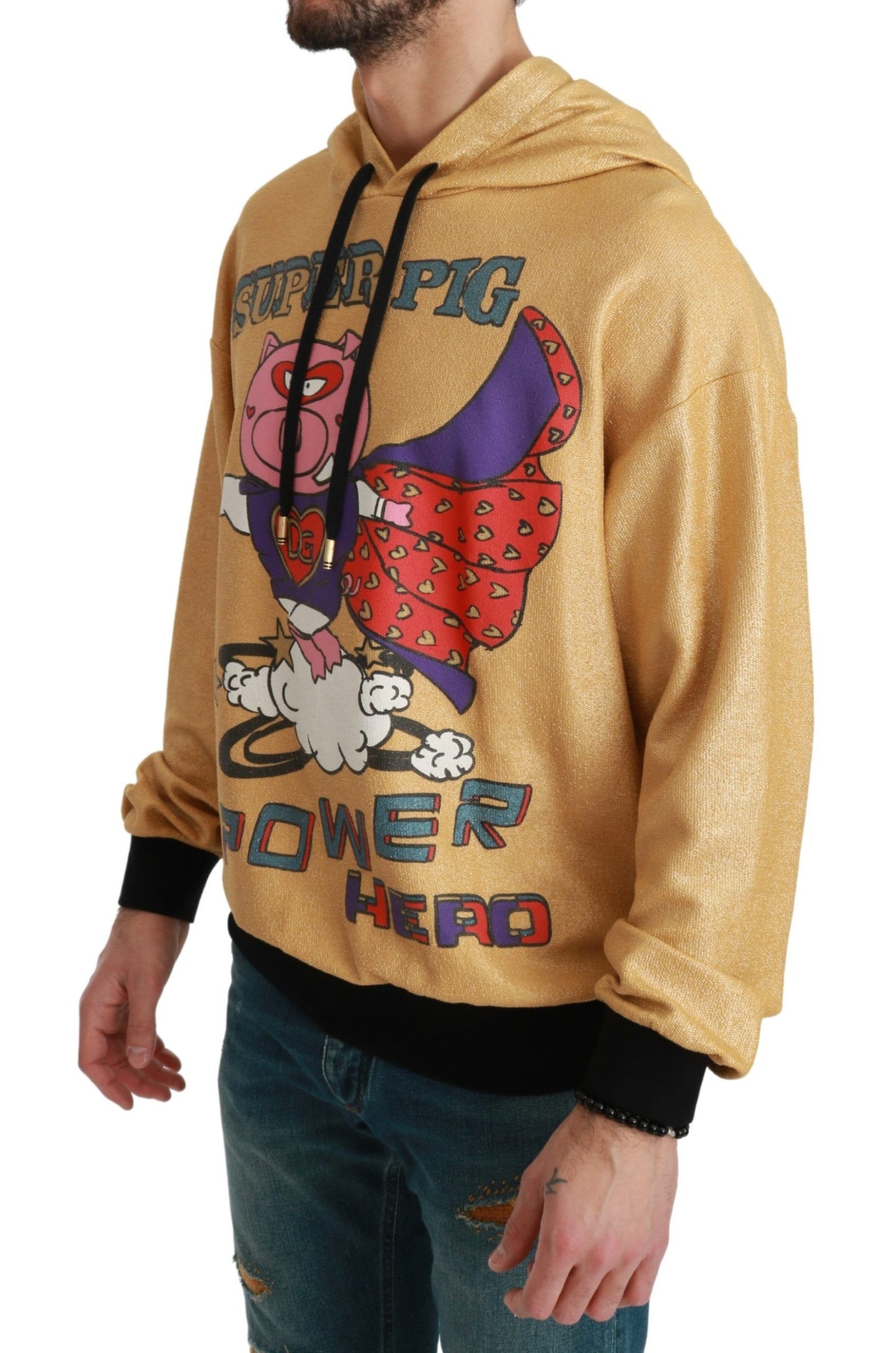 Dolce &amp; Gabbana Gold Pig of the Year Kapuzenpullover