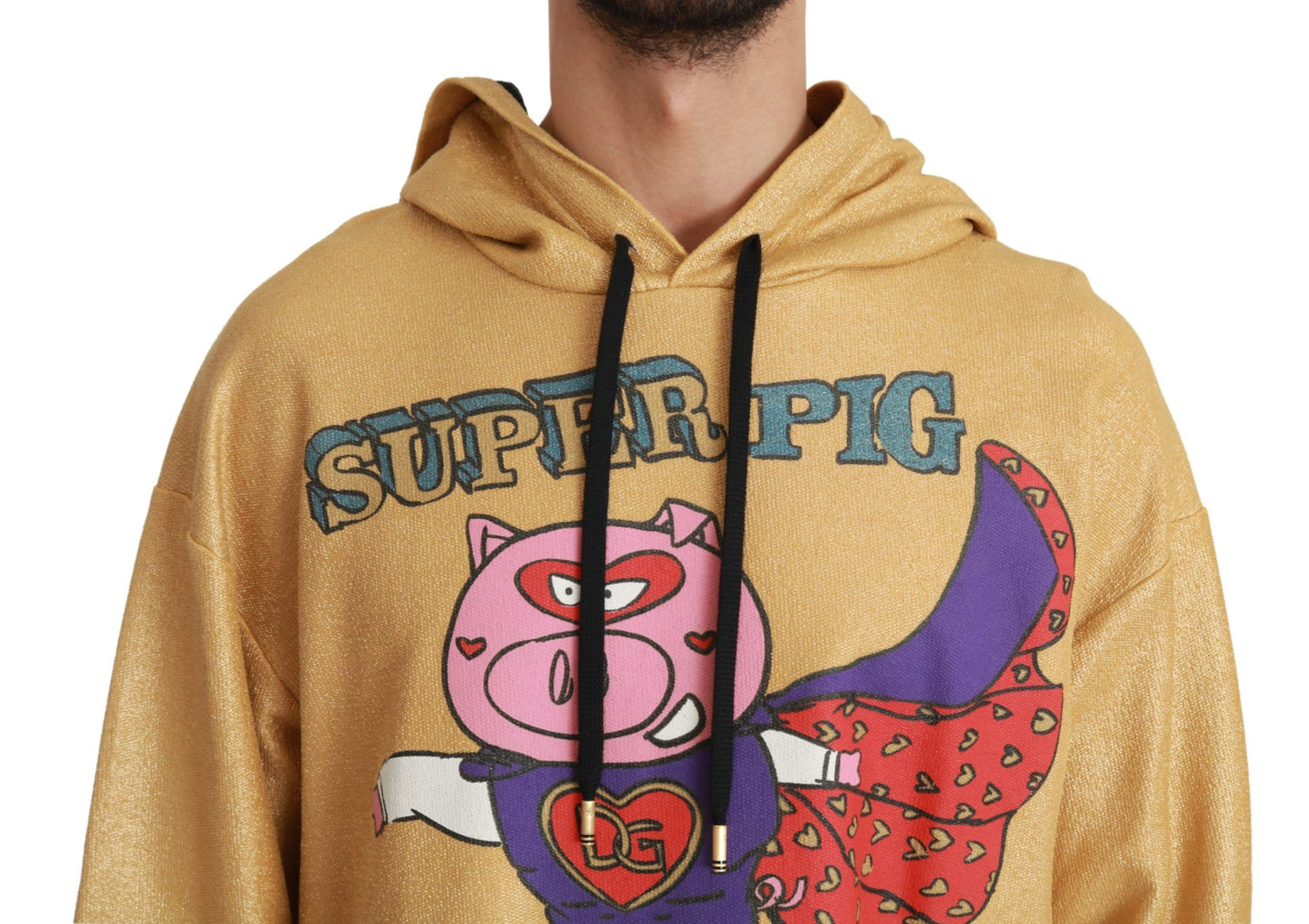 Dolce &amp; Gabbana Gold Pig of the Year Kapuzenpullover