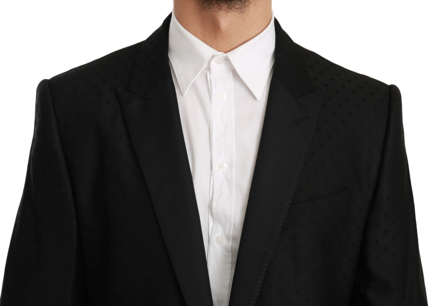 Dolce &amp; Gabbana Veste manteau coupe slim noire Blazer MARTINI