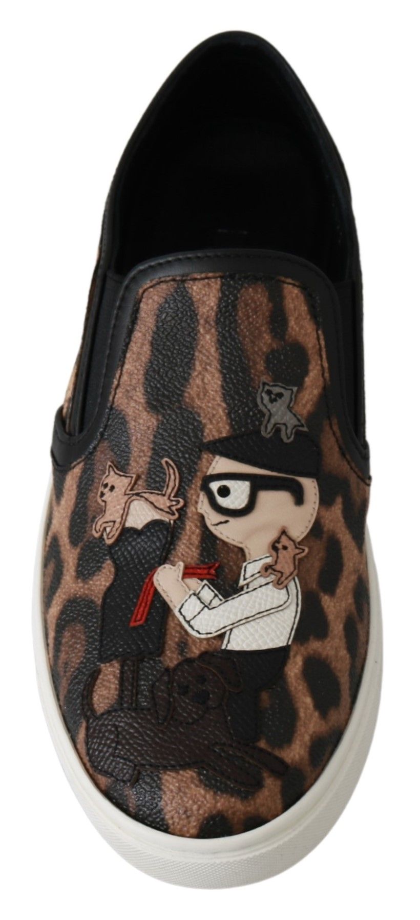 Dolce &amp; Gabbana Mocassins en cuir léopard #dgfamily