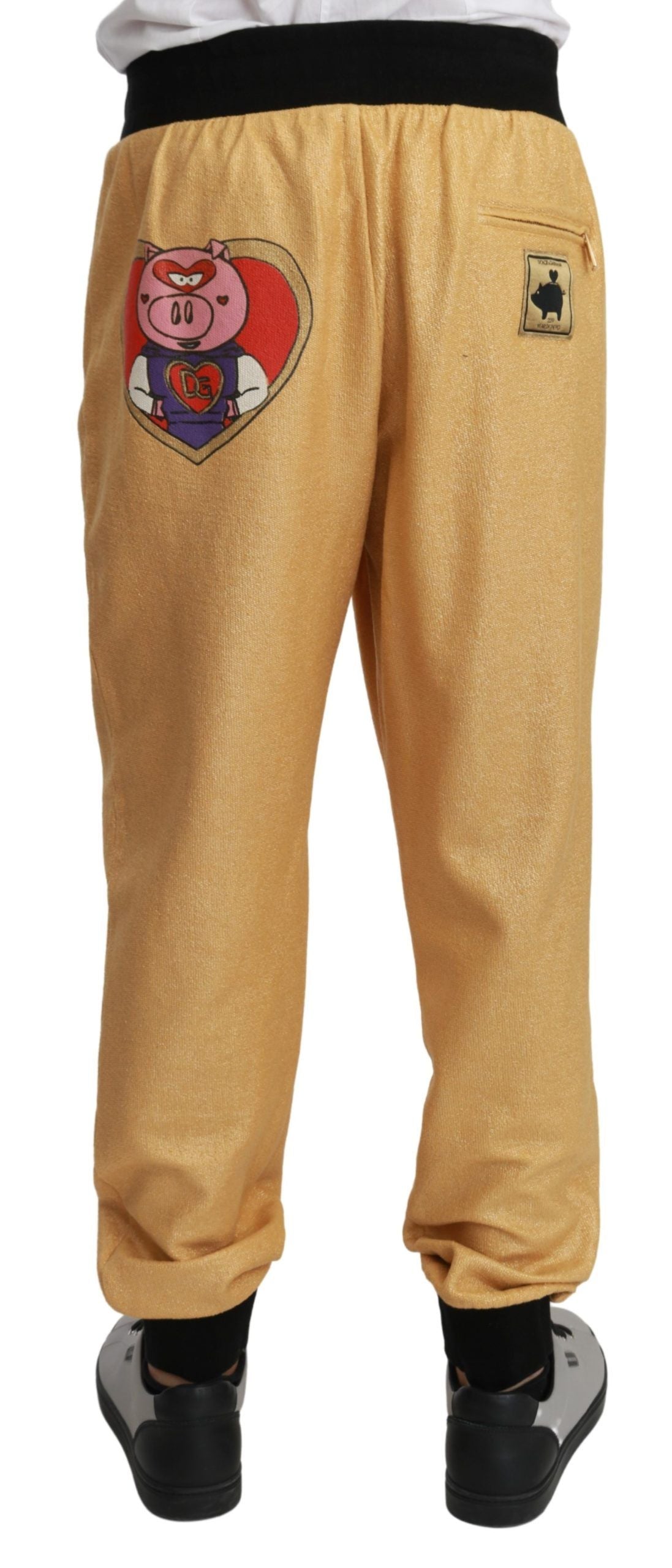 Dolce &amp; Gabbana Pantalon Homme En Coton Année Dorée Du Cochon