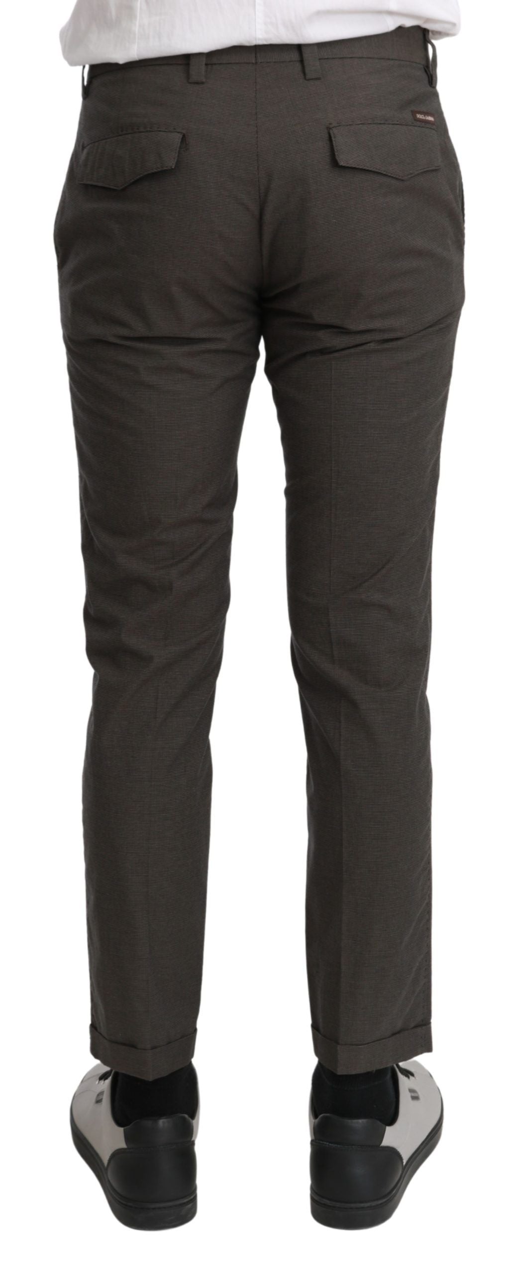 Dolce &amp; Gabbana Pantalon décontracté marron pour homme 100 % coton