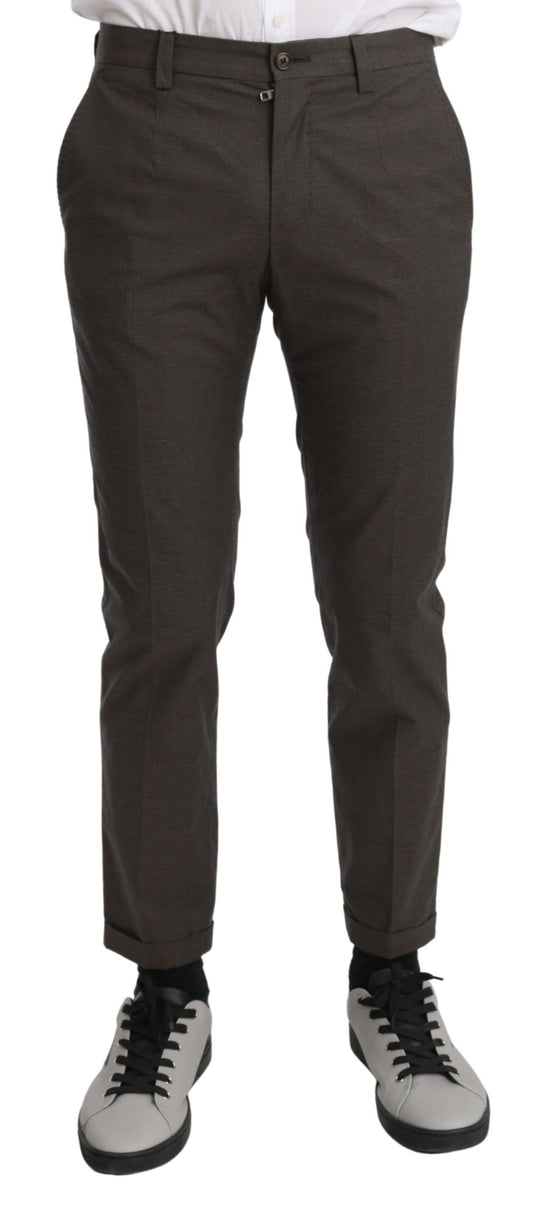 Dolce &amp; Gabbana Pantalon décontracté marron pour homme 100 % coton