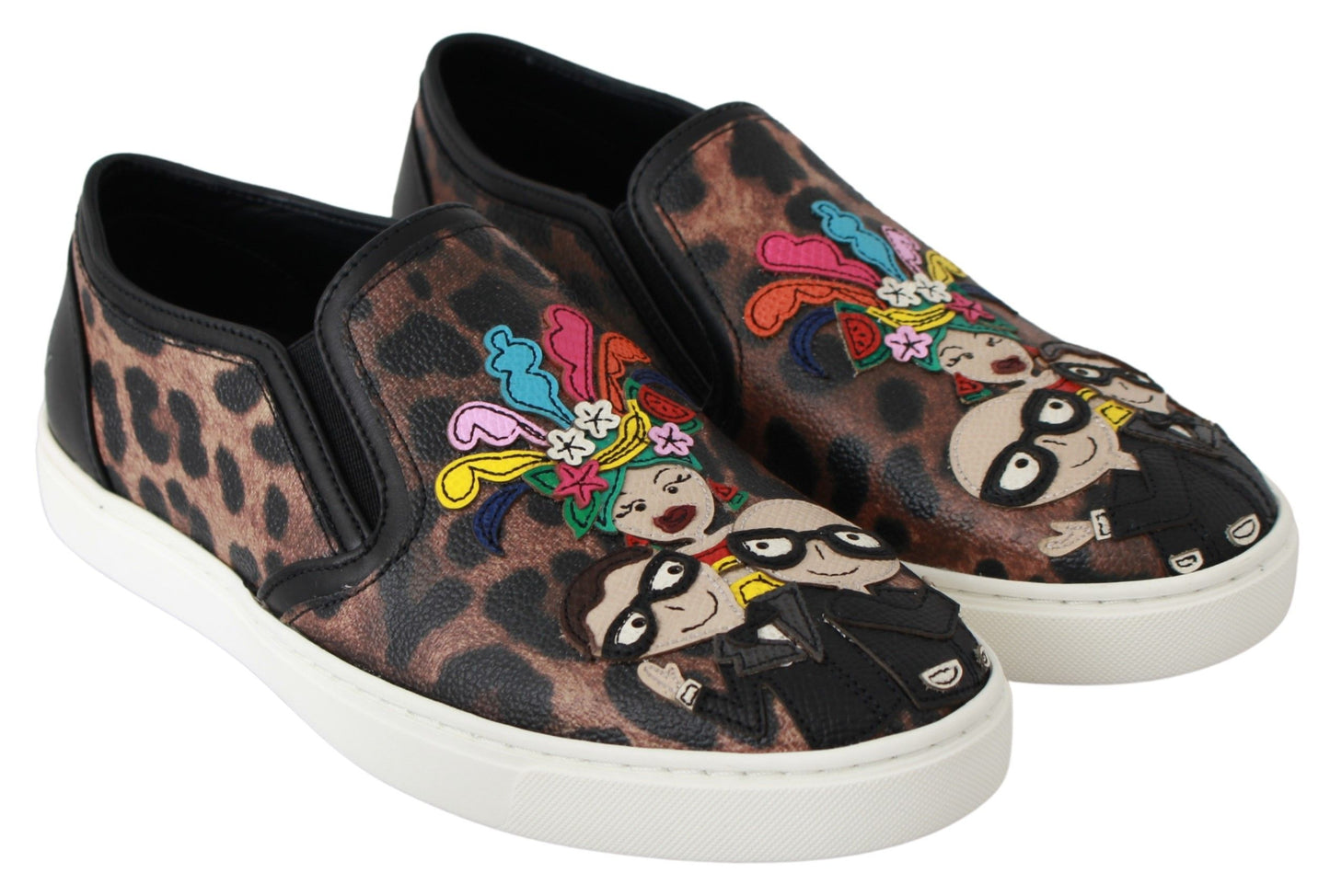 Dolce &amp; Gabbana Mocassins en cuir léopard #dgfamily