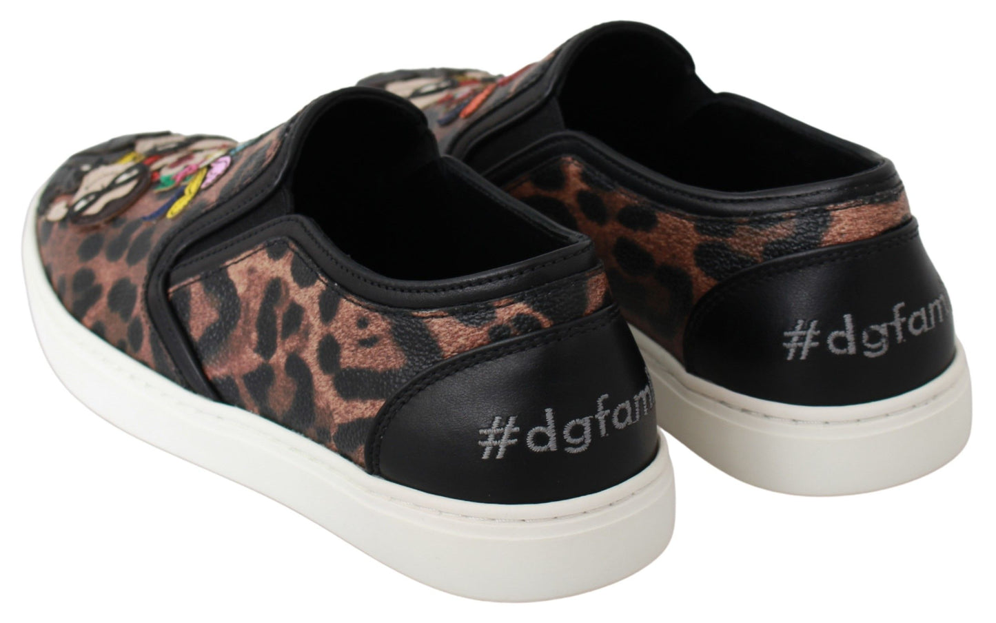 Dolce &amp; Gabbana Mocassins en cuir léopard #dgfamily