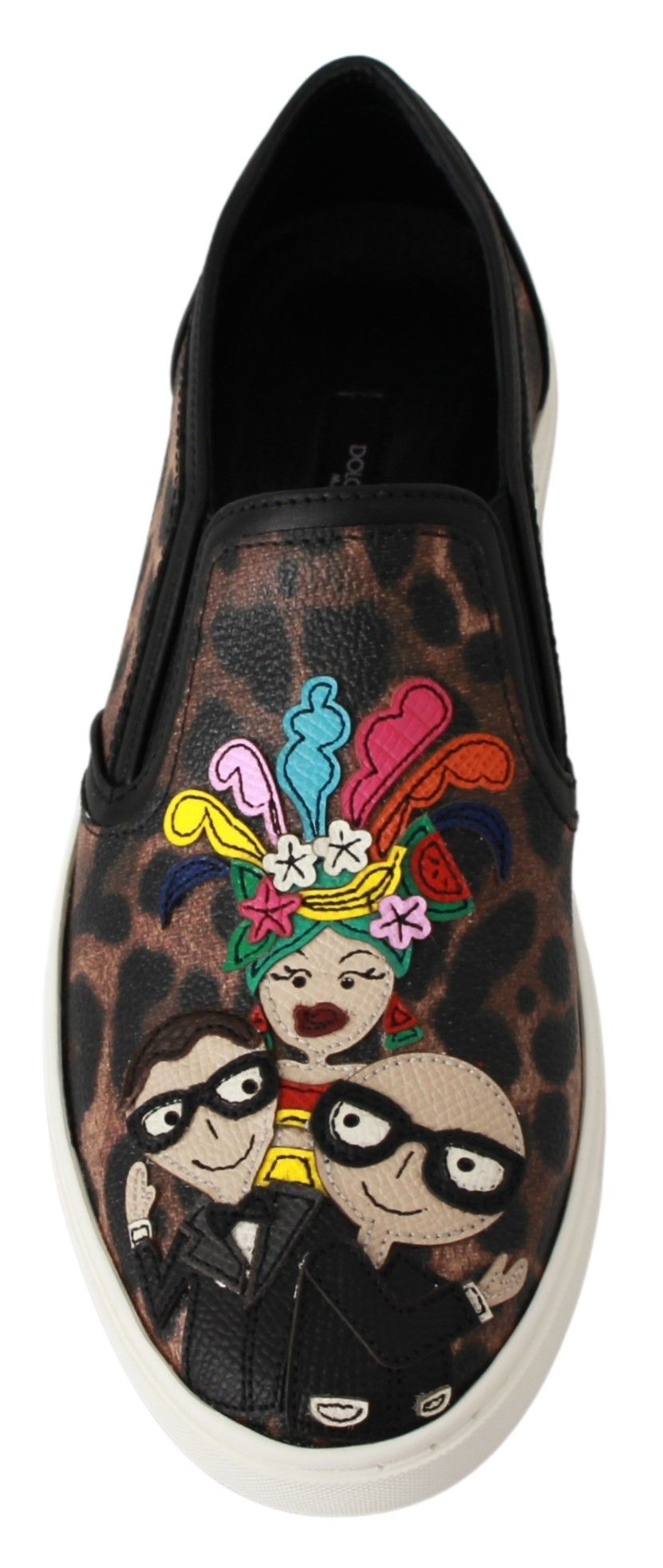 Dolce &amp; Gabbana Mocassins en cuir léopard #dgfamily