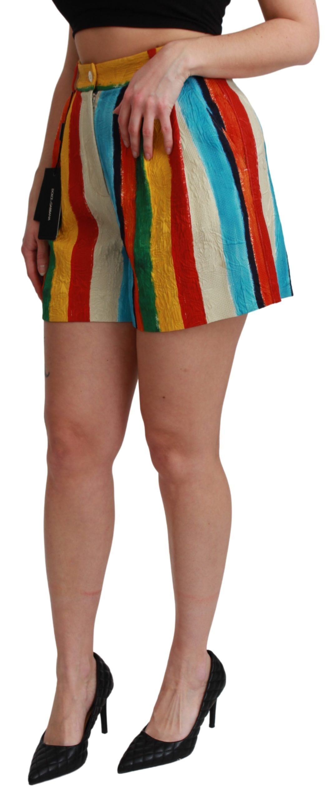 Dolce &amp; Gabbana Mini short multicolore Riga Pittorica