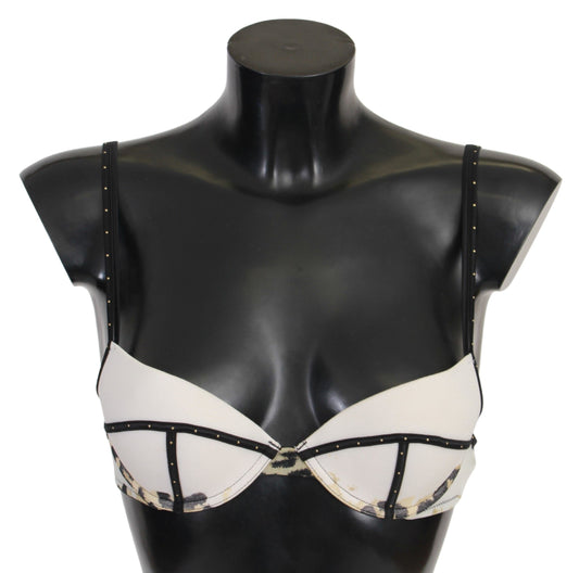 Just Cavalli Sous-vêtements de soutien-gorge push-up en polyester et élasthanne blanc