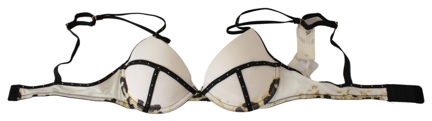 Just Cavalli Sous-vêtements de soutien-gorge push-up en polyester et élasthanne blanc