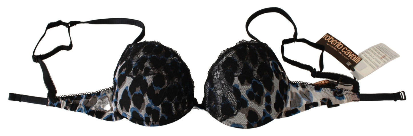 Roberto Cavalli Sous-vêtements de soutien-gorge en nylon Reggiseno en dentelle noire