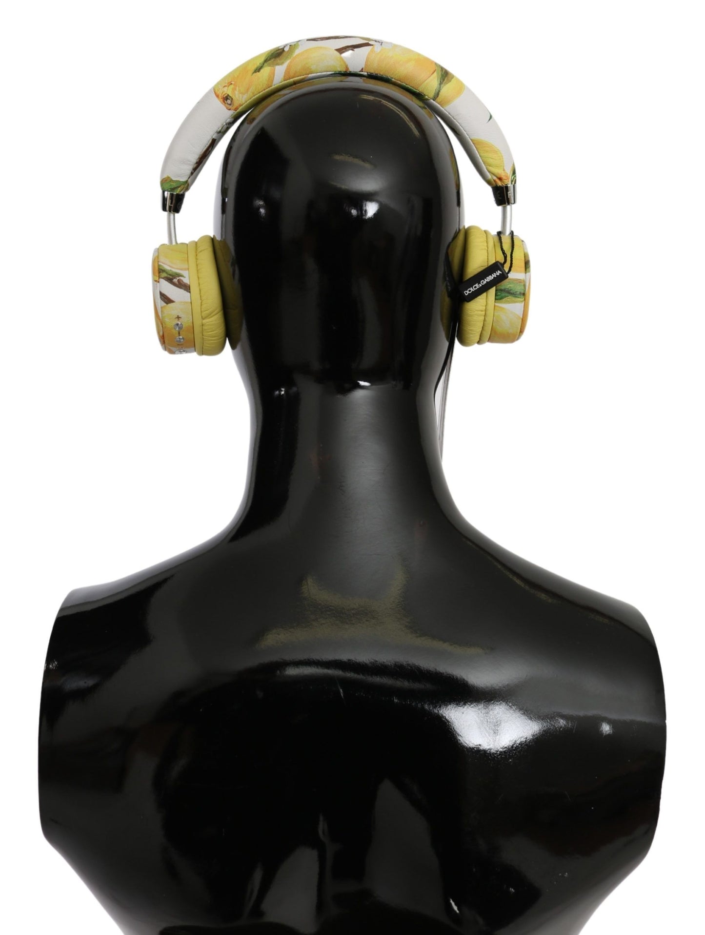 Dolce &amp; Gabbana Casque d'écoute à imprimé citron blanc jaune