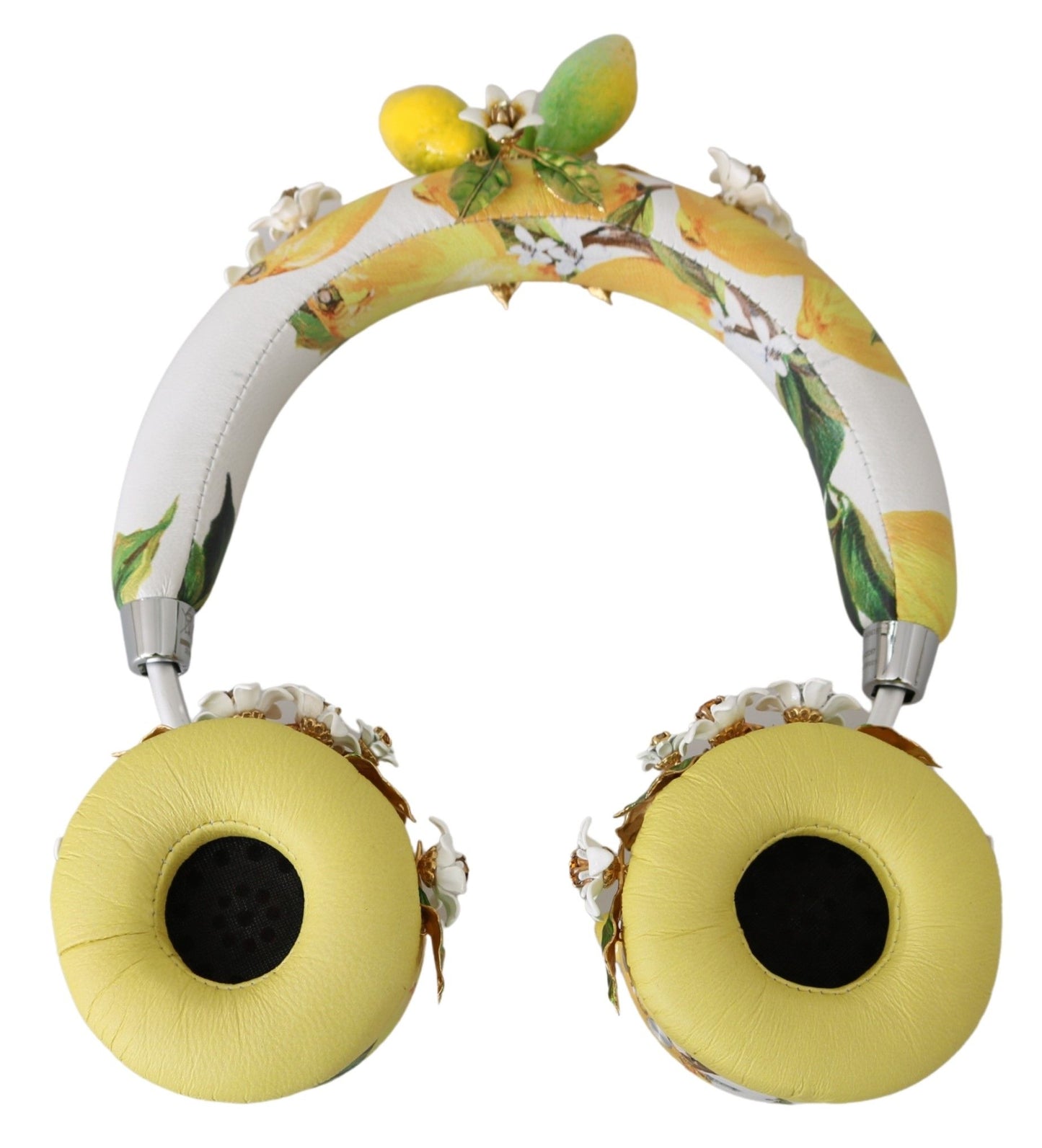 Dolce &amp; Gabbana Casque Floral En Cristal De Citron Jaune