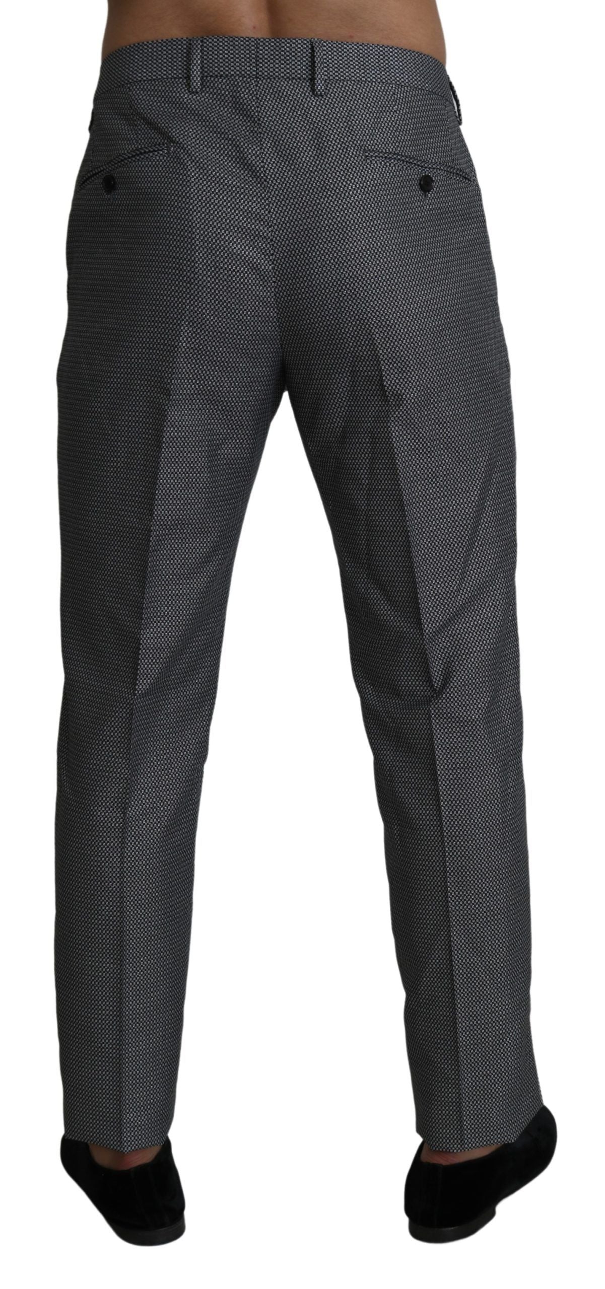 Dolce &amp; Gabbana Pantalon habillé gris Pantalon coupe slim