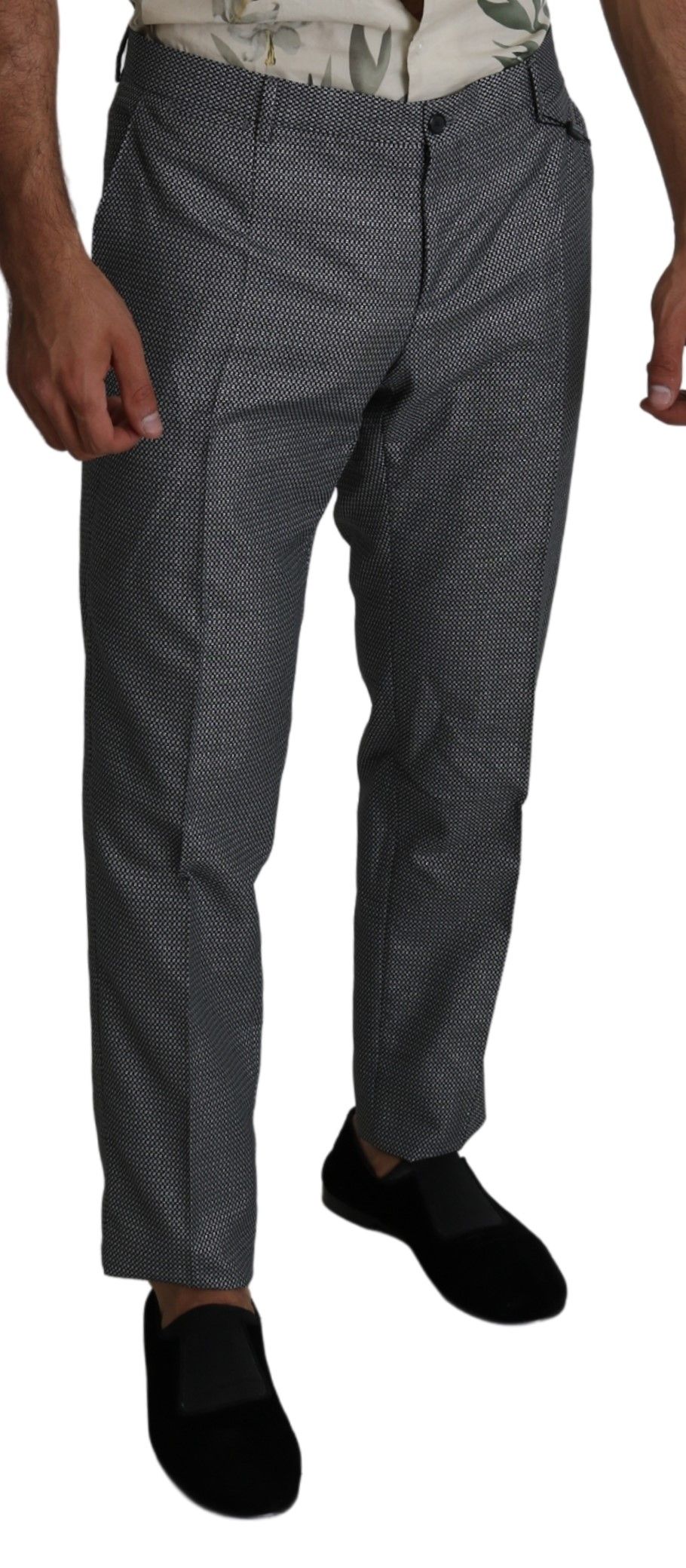 Dolce &amp; Gabbana Pantalon habillé gris Pantalon coupe slim