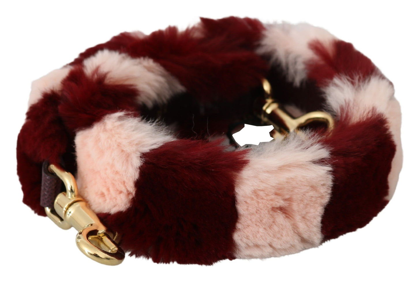 Dolce &amp; Gabbana Bandoulière accessoire en fourrure de lapin rouge rose