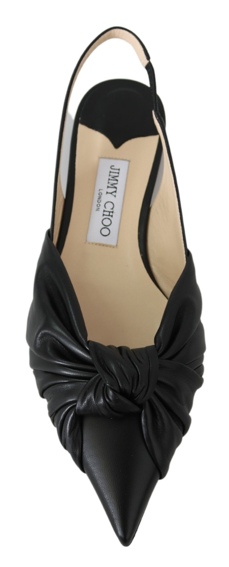 Jimmy Choo Chaussures plates Annabell en cuir noir