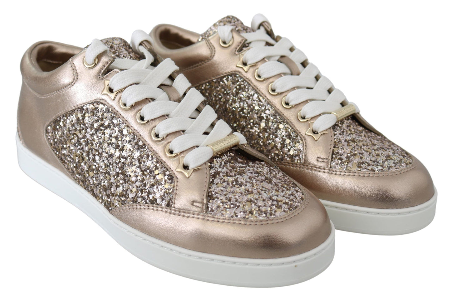 Jimmy Choo Ballet Miami-Sneaker aus rosafarbenem Leder