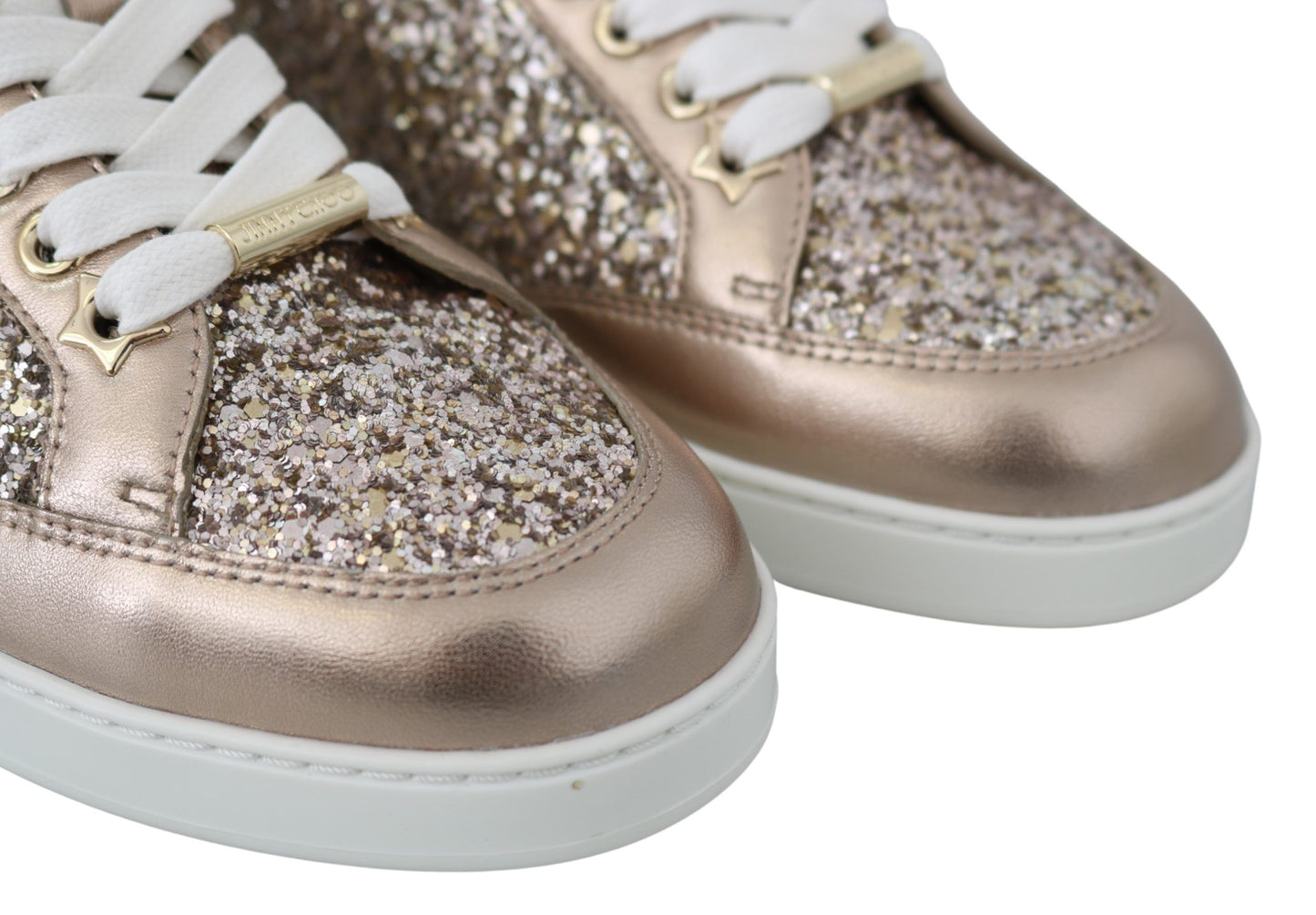 Jimmy Choo Ballet Miami-Sneaker aus rosafarbenem Leder