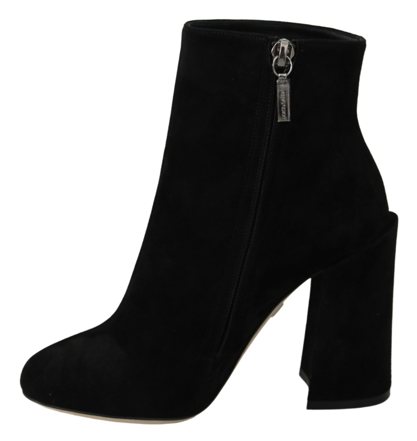 Dolce &amp; Gabbana Chaussures Bottes L'Amore E'Bellezza En Daim Noir