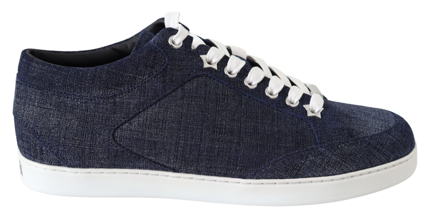 Jimmy Choo Miami Blue Denim-Sneaker