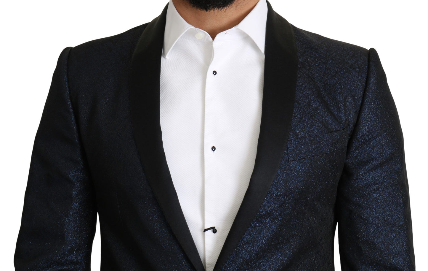 Dolce &amp; Gabbana Veste slim bleue Manteau MARTINI Blazer