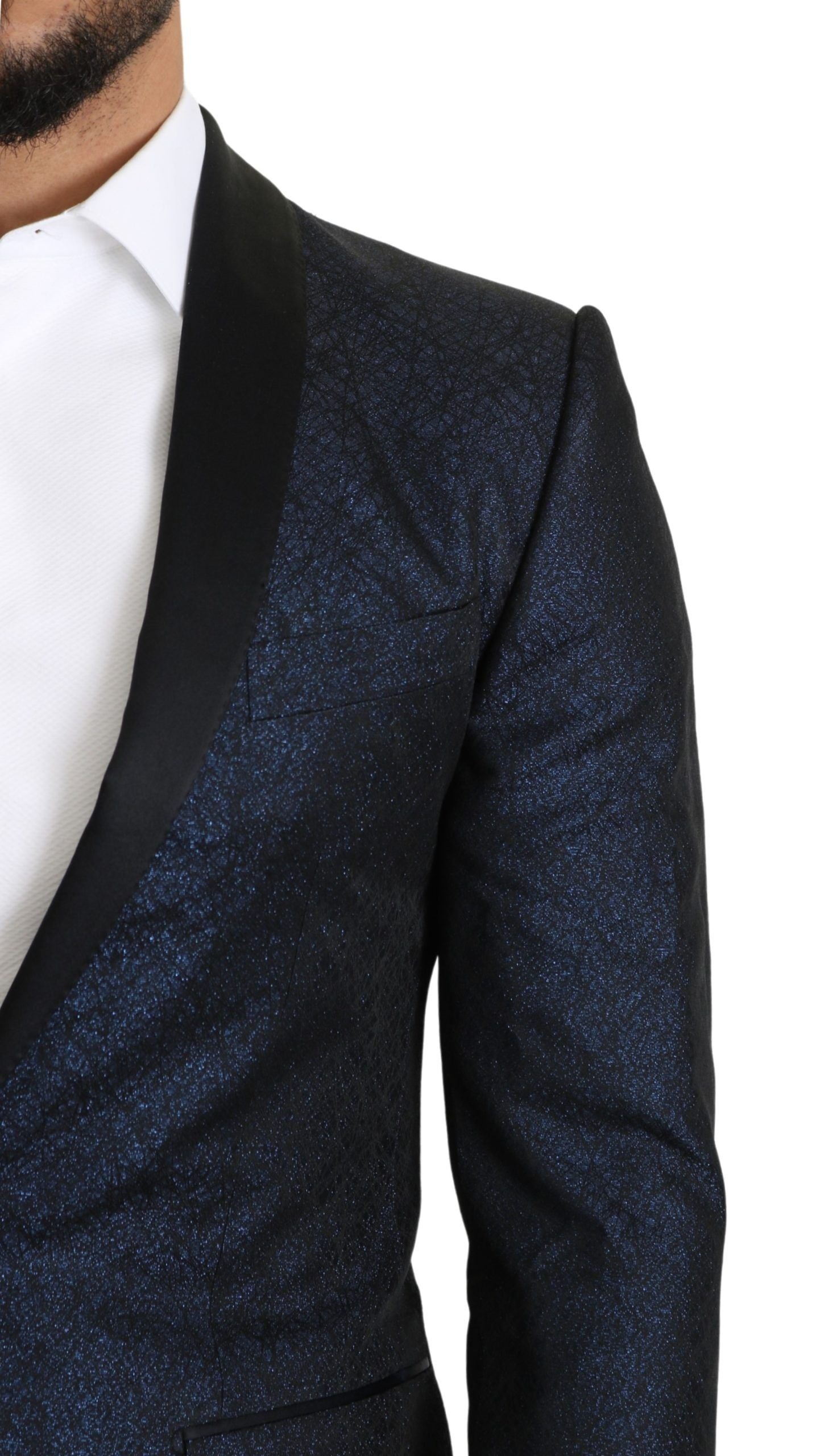 Dolce &amp; Gabbana Veste slim bleue Manteau MARTINI Blazer