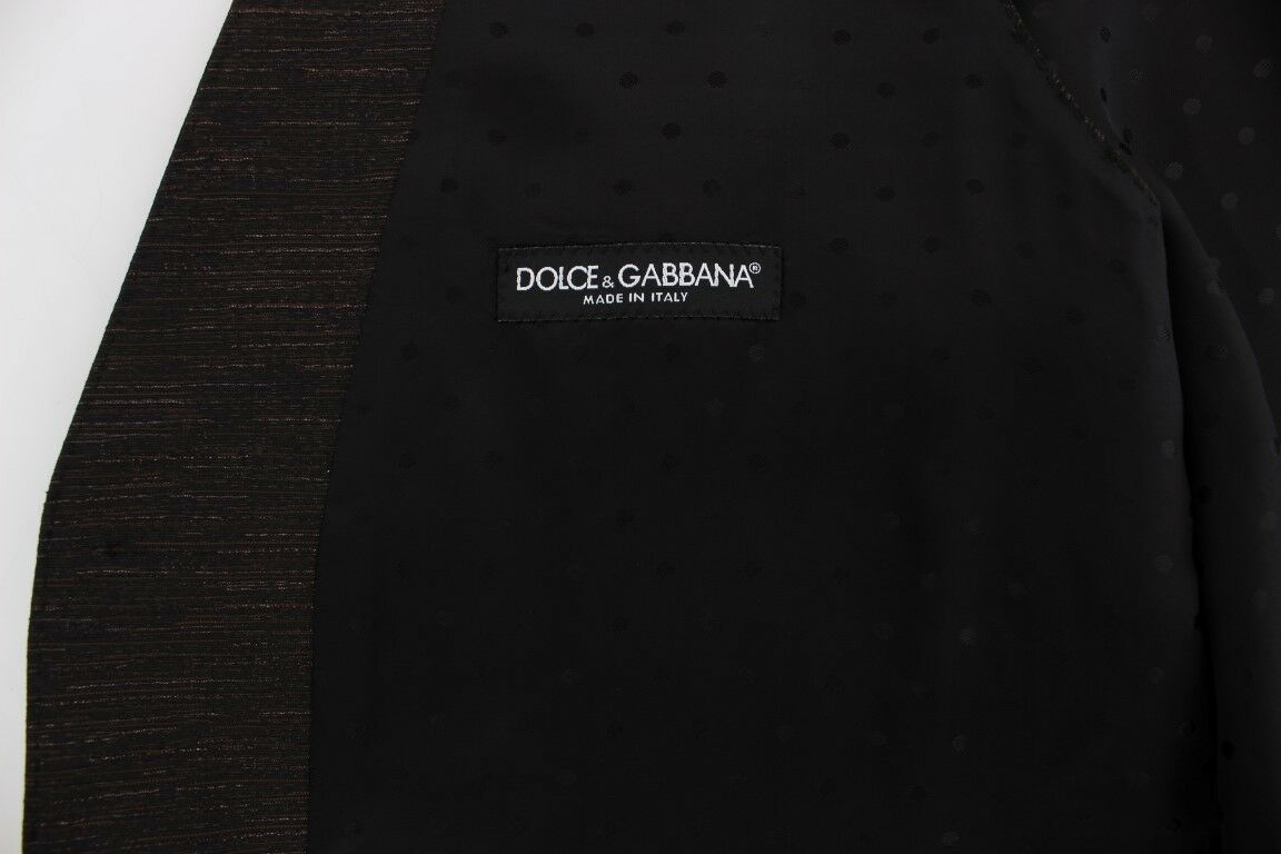 Dolce &amp; Gabbana Schwarze Wollweste mit Logo-Kleid