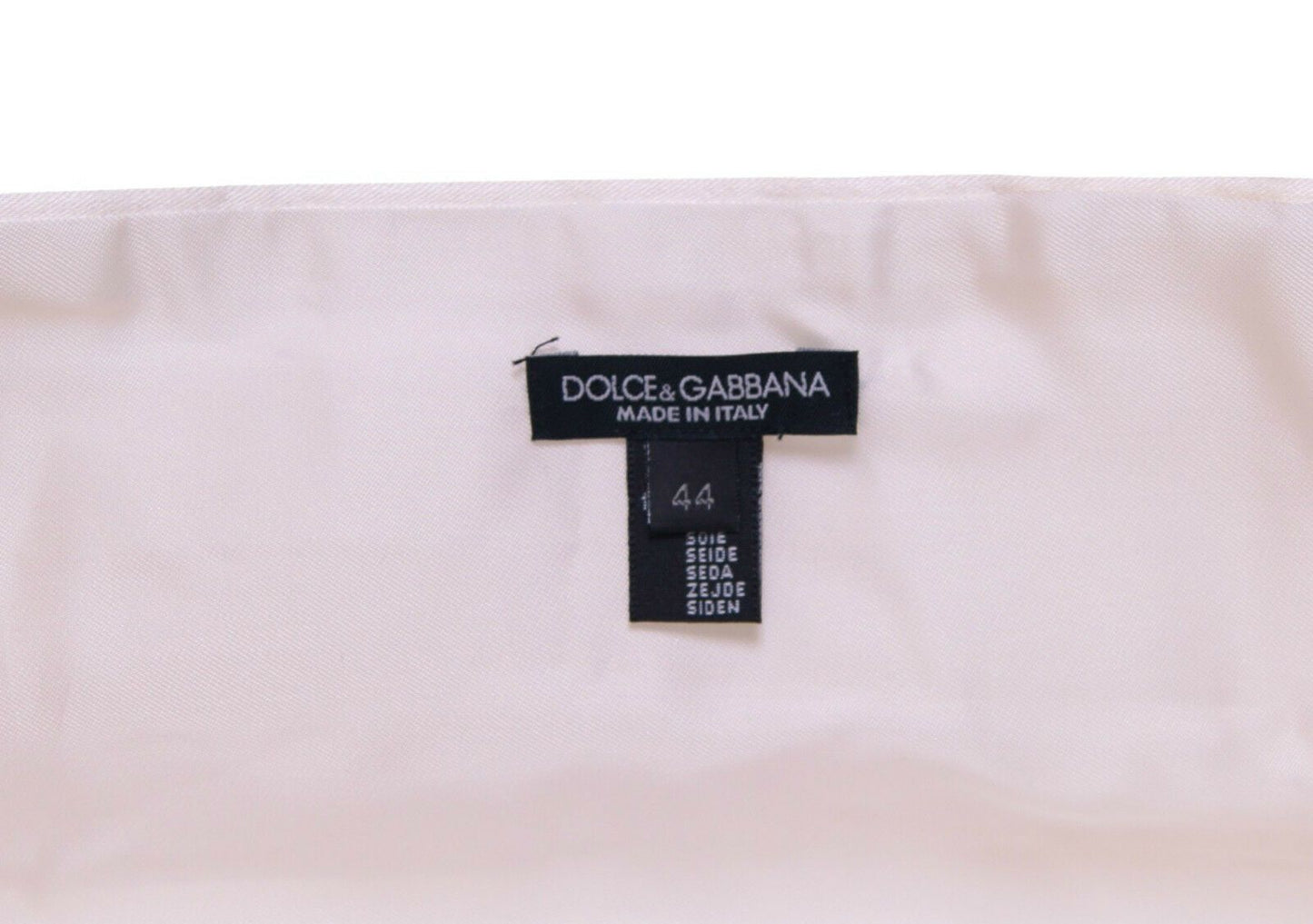 Dolce &amp; Gabbana Ceinture de smoking blanche à la taille pour fumer