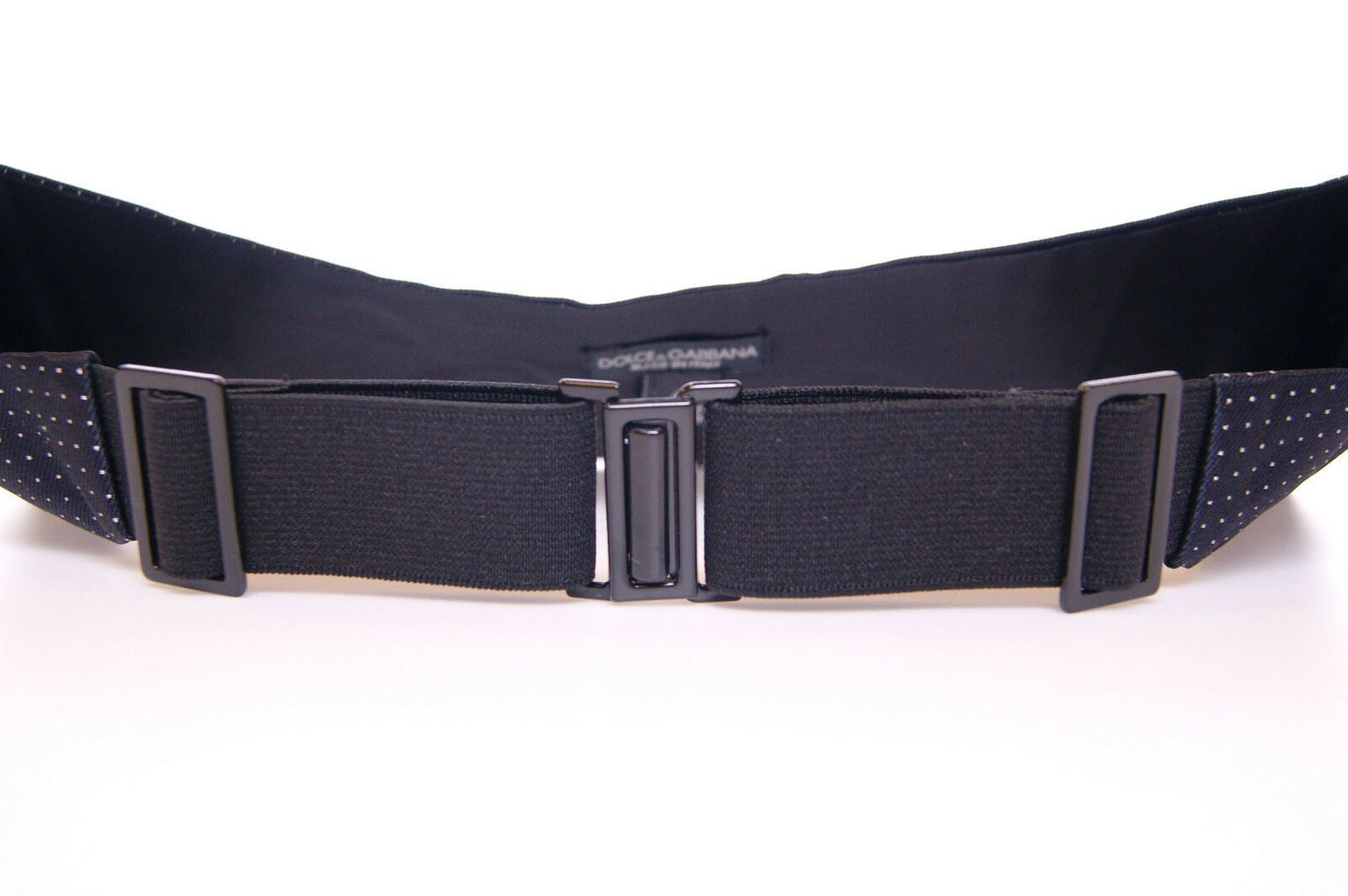 Ceinture de smoking de smoking bleue Dolce &amp; Gabbana