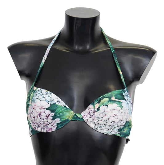 Hauts de bikini de plage à imprimé floral multicolore Dolce &amp; Gabbana