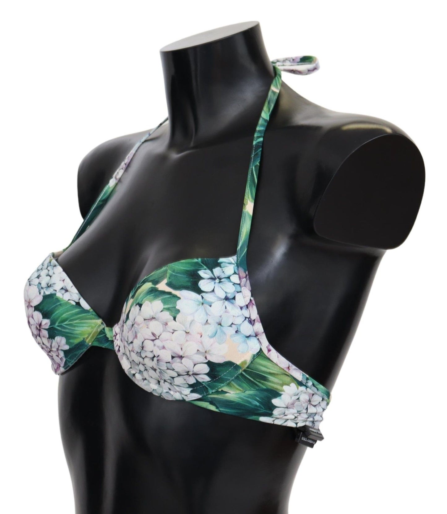 Mehrfarbige Beachwear-Bikinioberteile mit Blumenmuster von Dolce &amp; Gabbana