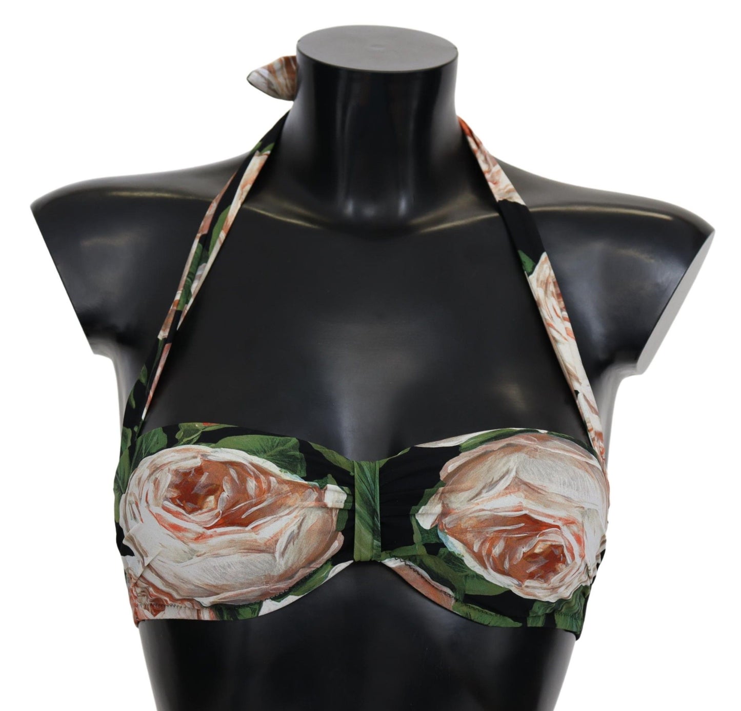 Mehrfarbige Beachwear-Bikinioberteile mit Blumenmuster von Dolce &amp; Gabbana