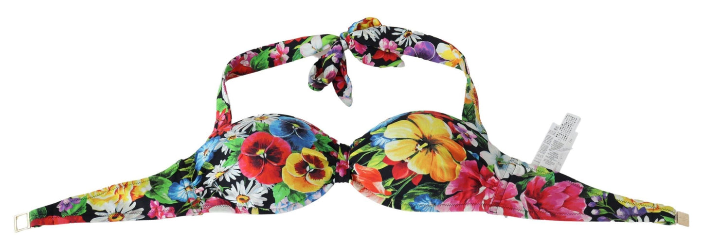 Dolce &amp; Gabbana Hauts de bikini à imprimé floral multicolore