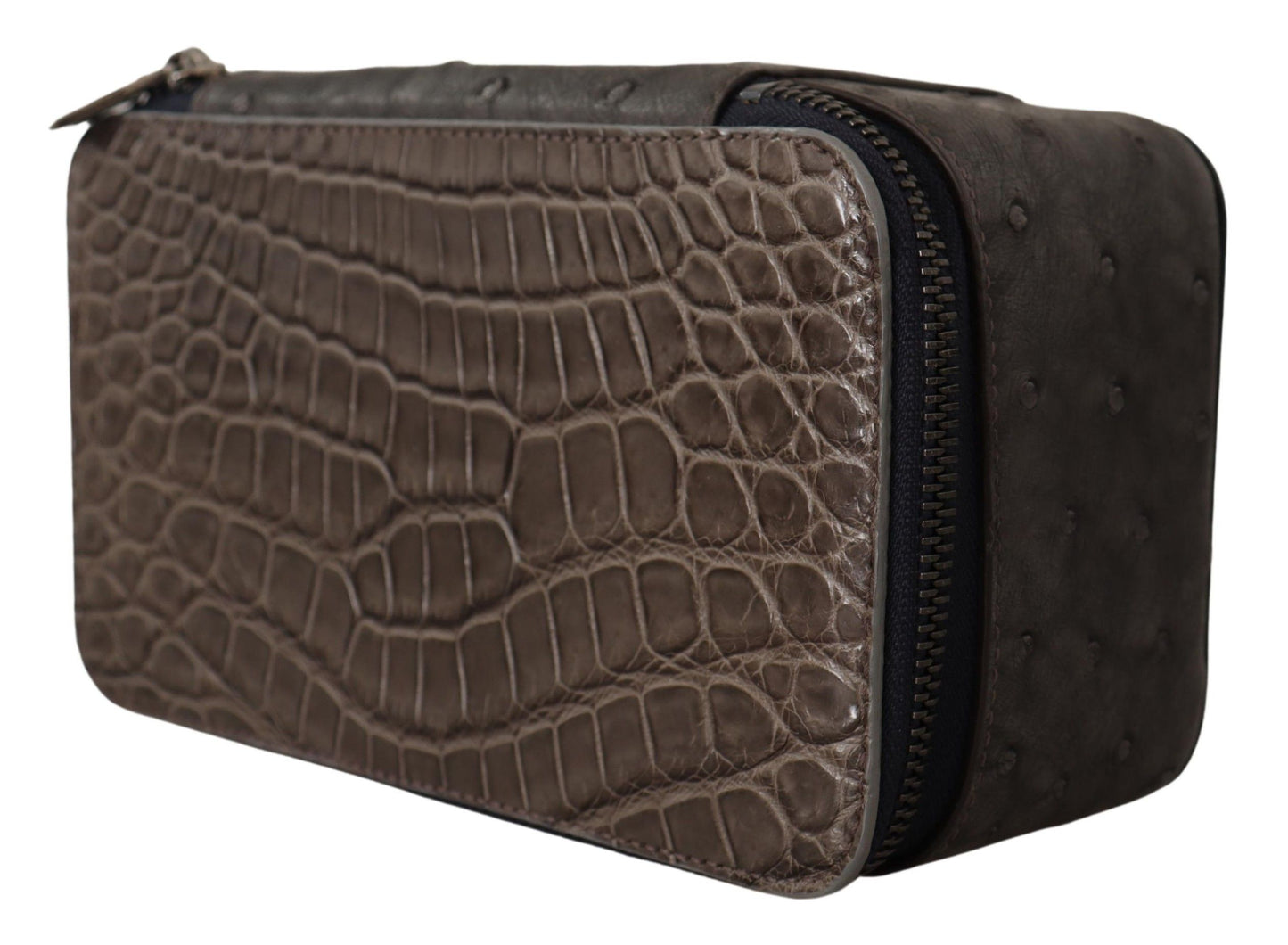 Dolce &amp; Gabbana Trousse de toilette en cuir gris