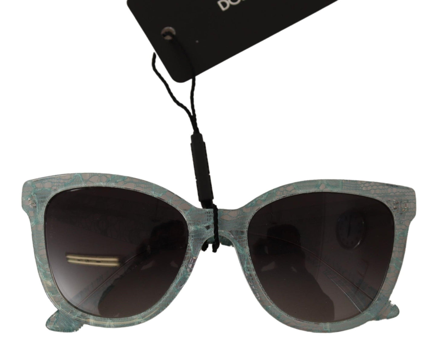 Dolce &amp; Gabbana Blue Lace Crystal Acetate Butterfly DG4190 Sonnenbrille