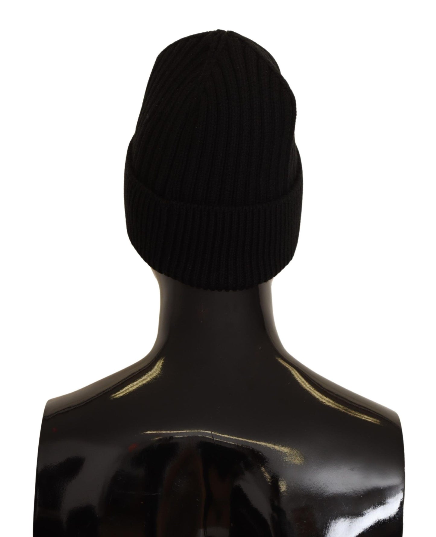 Dolce &amp; Gabbana Chapeau d'hiver en laine noire pour femme