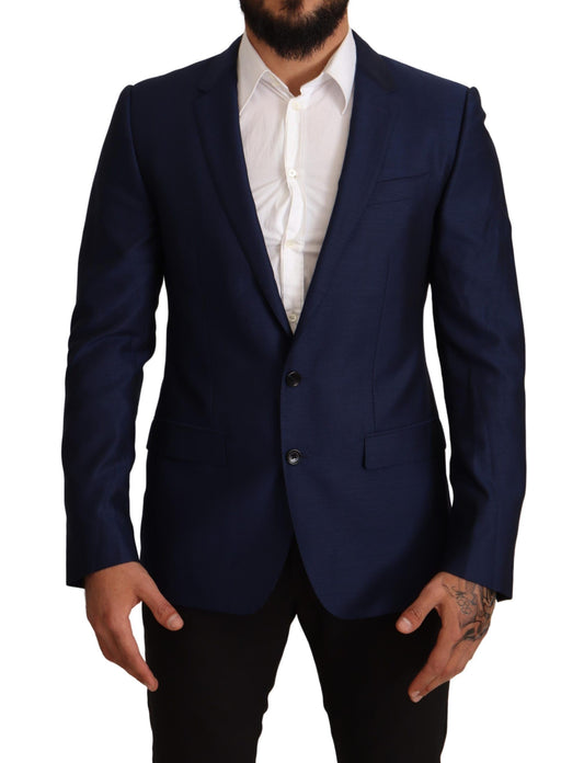 Dolce &amp; Gabbana Veste slim bleu marine Blazer MARTINI