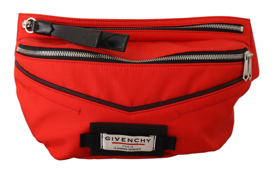 Grand sac ceinture banane Downtown en polyamide rouge Givenchy