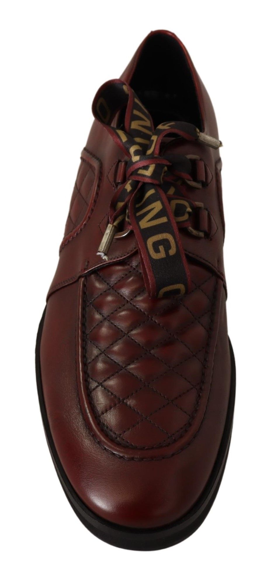 Dolce &amp; Gabbana Chaussures habillées à lacets en cuir rouge