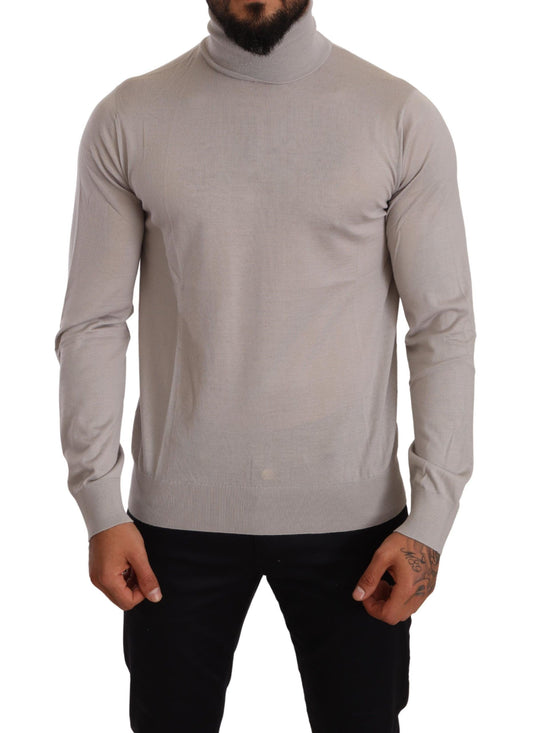 Dolce &amp; Gabbana Grauer Kaschmir-Rollkragenpullover