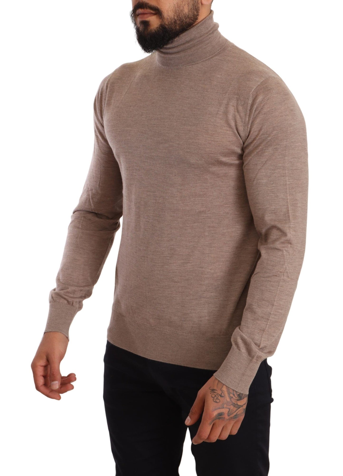 Dolce &amp; Gabbana Brauner Kaschmir-Rollkragenpullover