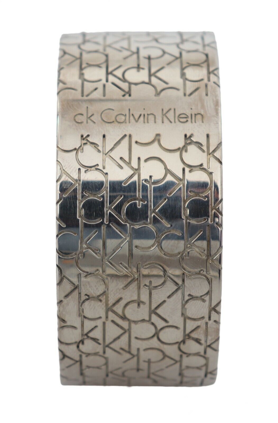 Calvin Klein Silver Logo Armreif 160 Gramm 925 Sterling Silber