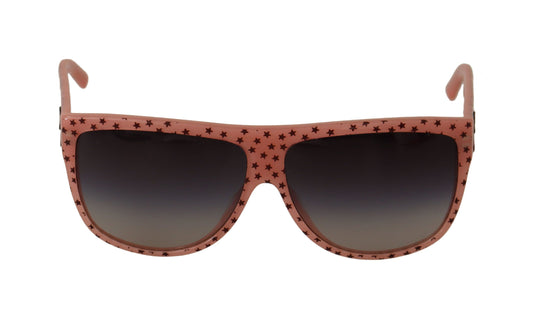 Dolce &amp; Gabbana Lunettes de soleil à monture en acétate avec étoiles marron pour femmes