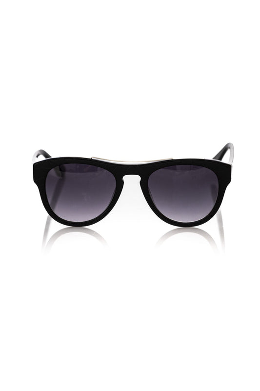 Frankie Morello Black Acetate Men's Sunglass