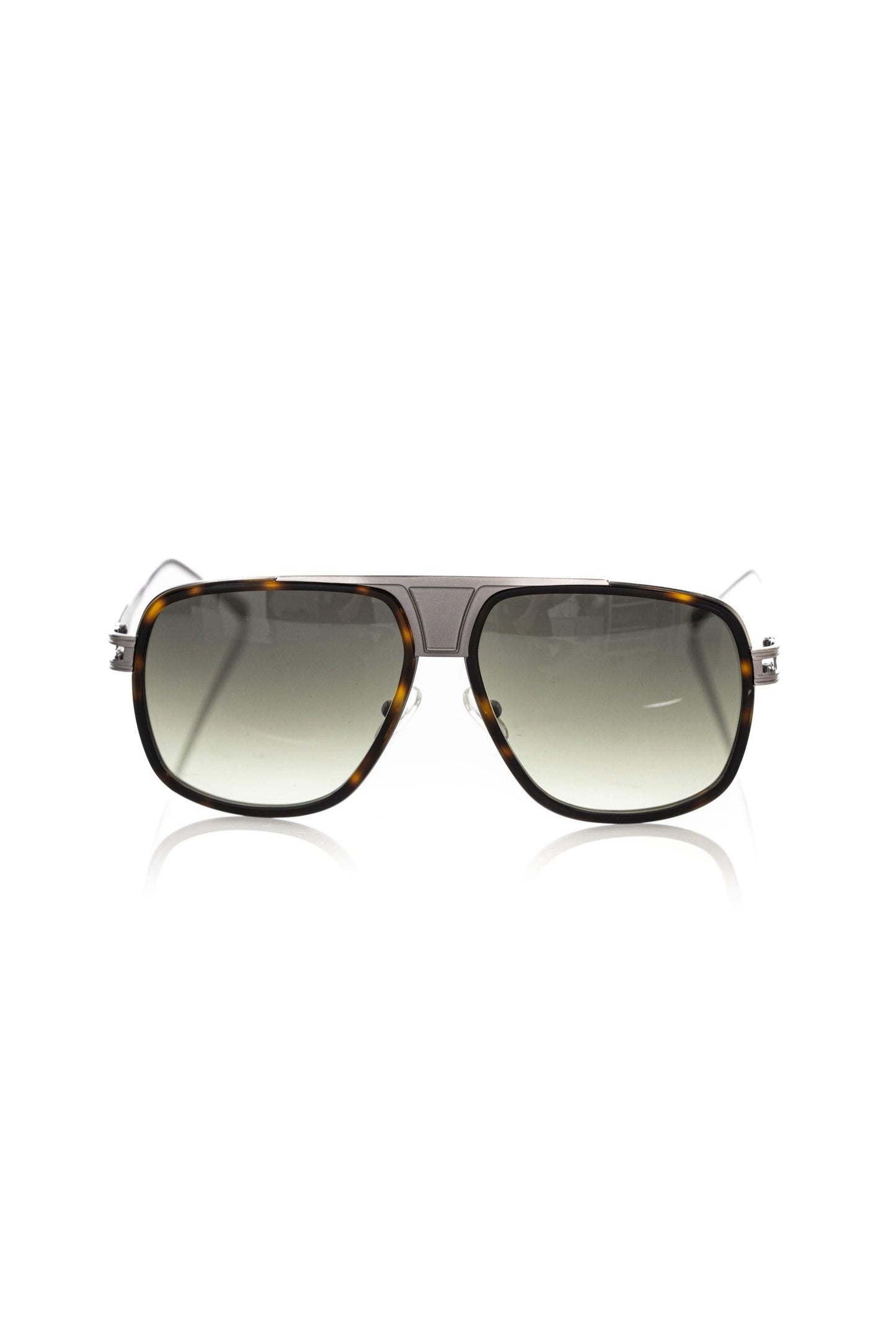 Frankie Morello Brown Metallic Men Sunglasses